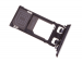 U50040011, 1304-9102 - Szufladka karty Sony F8331 Xperia XZ - czarna (oryginalna)