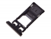 U50063841, 1319-0251 - Szufladka karty SIM Sony J9110 Xperia 1 Dual SIM - czarna (oryginalna)