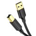 US135 10350 - UGREEN kabel USB Typ B do drukarki (męski) - USB 2.0 (męski) 480 Mbps 1,5 m czarny