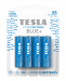 Zinc-carbon batteries TESLA AA/R6/1,5V 4pcs BLUE+